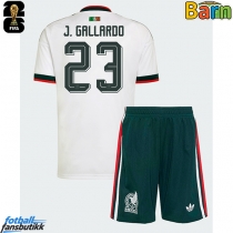 Mexico Jesus Gallardo #23 Bortedraktsett Barn EM 2024 Kortermet (+ Korte bukser)